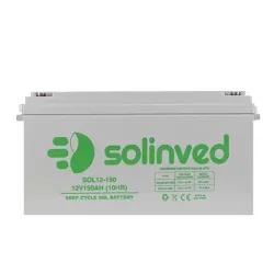 Solinved 12V 150 Ah Gel Battery